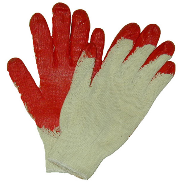 Wholesale Working Gloves - Red Latex Coated Work Gloves - 300 Pairs