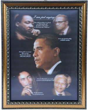 Wholesale Barack Obama 3D Picture in FRAME - 2 Doz