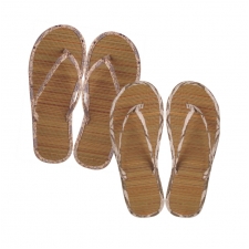 Wholesale Thong Slippers - Bamboo Sole Flip Flops - Case 72