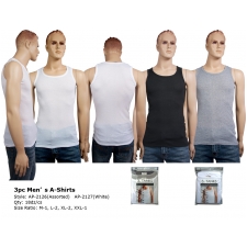Wholesale Men's A-Shirts - Men's Undershirt - 18 Doz