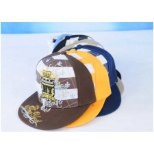 Wholesale Crown Fitted Hats - Flat-Bill Fitted Hat - 12 Doz