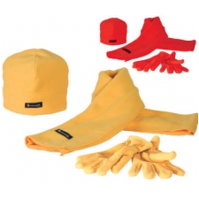 Wholesale Solid Color Fleece Hat Scarf Gloves Sets � 6 Dozen Case