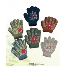Wholesale Kids Magic Gloves with Spider Patterns - 24 Doz