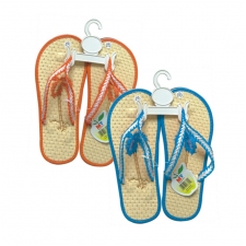 Wholesale Thong Flip Flops With Bamboo Sole - 72 Pairs