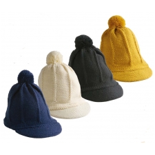 Wholesale Insulated Beanie Visor Hat with PomPom - 24 Doz