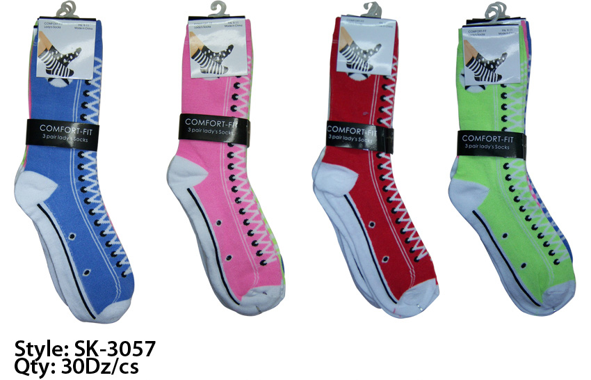 Wholesale Socks - SNEAKER Crew Socks - 360 Pairs