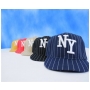 Wholesale NY Star Pinstripe Fitted Hats - 1 Doz