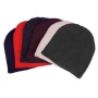 Wholesale Solid Beanie Winter Hats - 1 Dozen