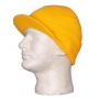 Yellow Ski Hat Visor - Dozen Packed