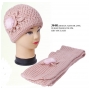 Wholesale Crochet Winter Set - Knit Hat & Scarf Set - 6 Dz