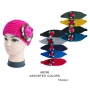 Wholesale Crochet Knit Ear Warmers with Rose - 20 Doz