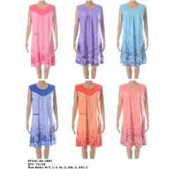 Wholesale Women's Nightgowns | Sleeveless Nightgowns Wholesale | 6 Dozen