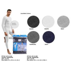 Wholesale Men's Thermals - Mens Long Johns - 1 Doz