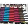 Wholesale Women's Spandex Stripe Legwarmers Case Of 5 Dozen