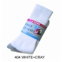 Wholesale Cotton Crew Socks � First Quality Gray Heel Toe Sock | 30 DZ Pairs