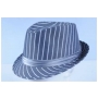 Wholesale Pinstriped Fedora Hats | Pinstripe Fedora Hat | 8DZ