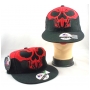 Wholesale Skull Fitted Hats - Skull Flat-Bill Caps - 1 Doz