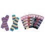 Wholesale New Designer Stripe Leg Warmers 60 Pairs