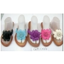 Wholesale Women's Sandals with Flower - 48 Pairs