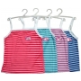 Wholesale Women's Stripe Tank Tops with Hanger - 12 Doz