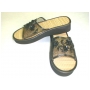 WHOLESALE OPEN TOE BAMBOO WEDGE SANDALS 48 PAIRS