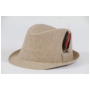 Wholesale Fedora Hats with Feather - Fedora Hat - 8 Doz