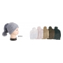 Wholesale Slouchy Knit Beanie with Pompoms - 1 Doz