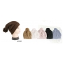 Wholesale Thick Beanie Hats with PomPoms - Winter Hats - 12 DZ