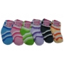 Wholesale Kid's Stripe Puffy Socks - Kids Socks - 1 Doz