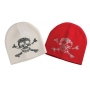 Wholesale Skull and Cross Bones Beanie Hat � Studs Skull Bones Beanie Hats - 24 Dozen Case