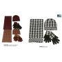 Wholesale Checker Hat Scarf Gloves Set - Winter Sets - 1 DZ