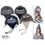 Wholesale Mohawk Earflap Hats - Mohawk Winter Hats - 1 Doz
