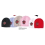 Wholesale Women's Beanie with Rose Patch - 1 DZ