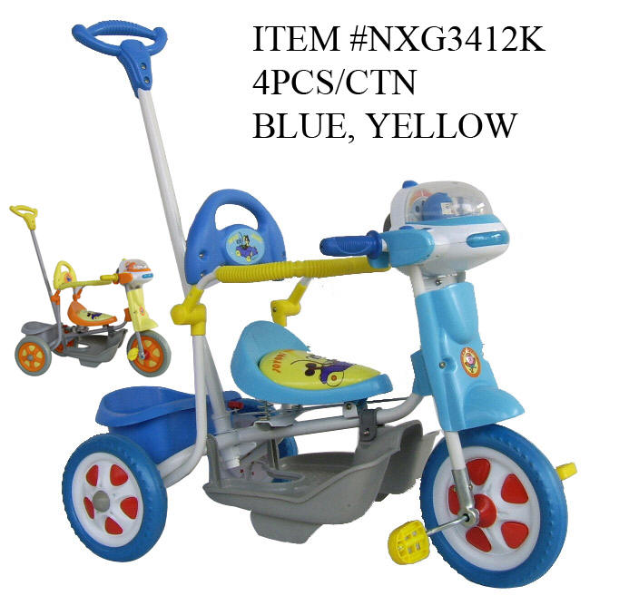 WHOLESALE 4 NEW KIDS PUSH TRICYCLE STROLLER [Category: Bicycles & SCOOTERs]