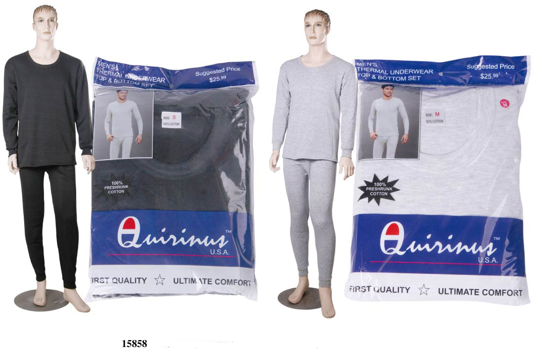 Wholesale Thermals - Men's Thermal Set - 1 Set