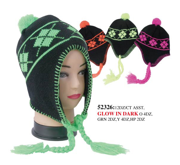 Wholesale Winter Hats - Earflap Hats - 12 Dz