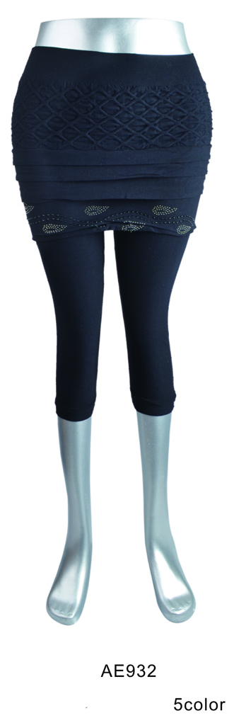Wholesale Leggings with Flap Over Skirt - 1 Doz