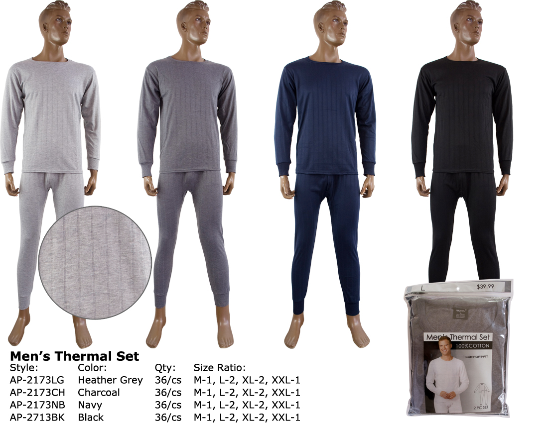 Bulk Men's Thermals
