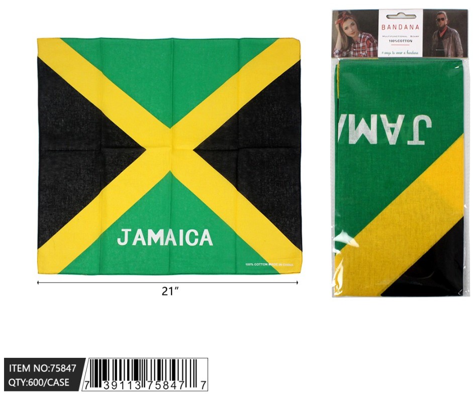 Bulk Jamaican Bandana