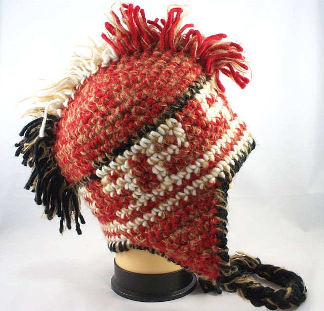 Wholesale Mohawk Hat - Mohawk Earflap Winter Hats 1 Doz