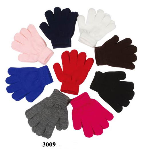 Kids Children Magic Gloves Multi Colors Snow Snowflake Winter Xmas 12 Pairs NY 