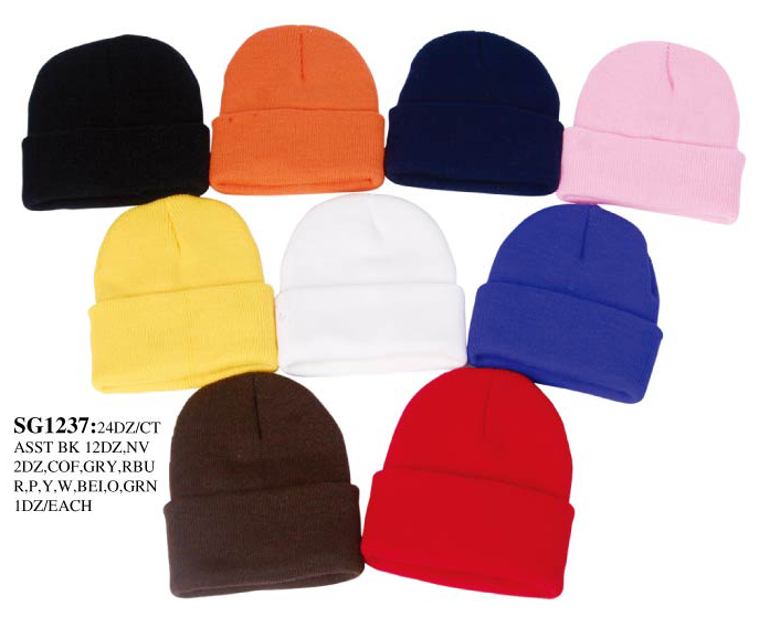 Wholesale Kids Toddlers Knit Hats - Kids Baby Skully - 1 Doz