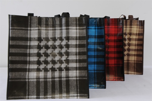 Wholesale Checker Shopping Bags - 24 Dozen