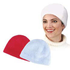 Wholesale Solid Color Angora Stretch Skull Cap - Angora Beanie - 12 Dozen Case