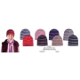 Wholesale Grid Winter Ski Hats - Assorted Colors 12 Dozen