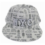 Wholesale Flat-Brim Fitted Hats - Fitted NYC Baseball Caps - 12 Doz