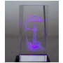 Wholesale 3D Laser Etched Crystal - Light House Dolphin - 48 Pieces