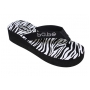 Wholesale Wedge Sandals with Zebra Stripe Sole - 36 Pairs