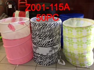 Wholesale Laundry Hampers - Big Folding Hampers - 50 Pieces